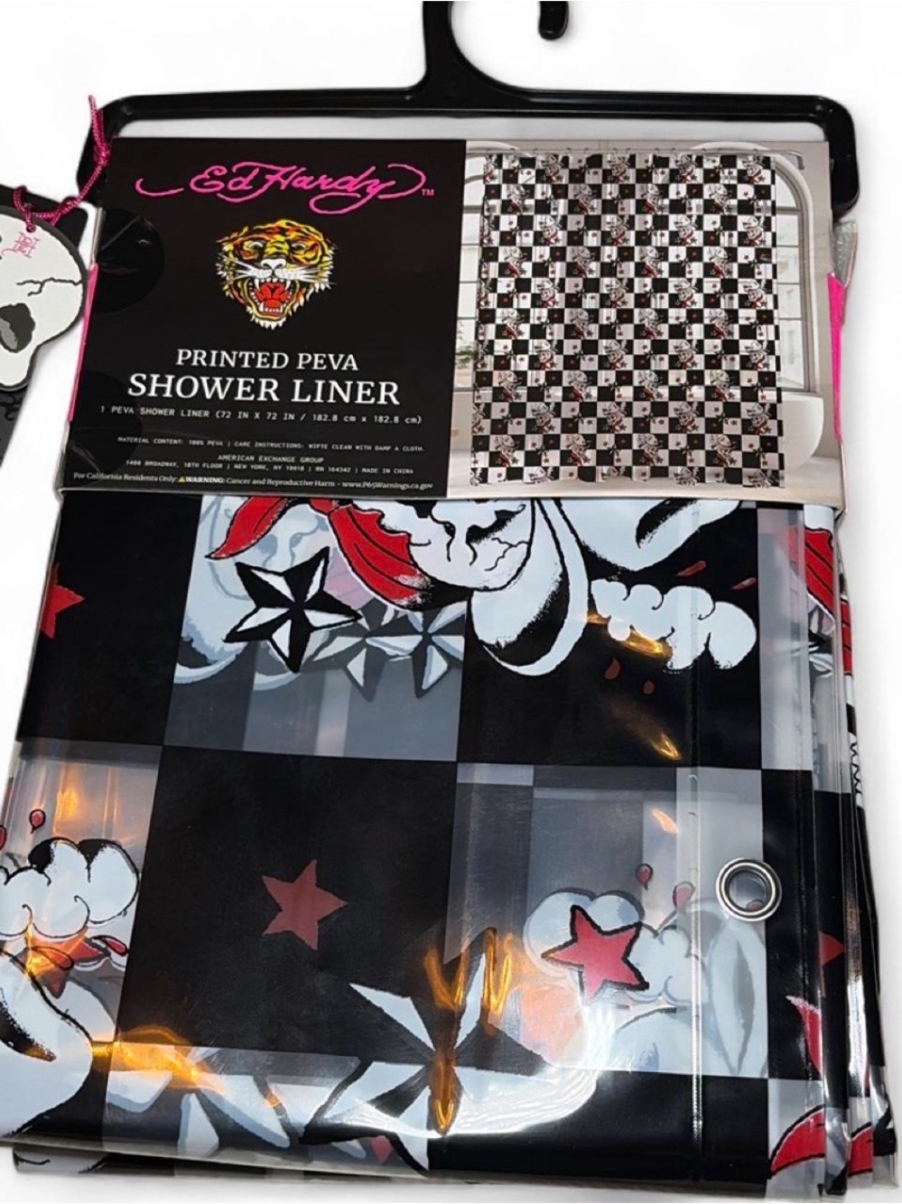 Ed Hardy Shower Liner